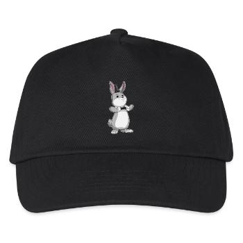 Hase Gentleman Zylinder - Kinder Basecap - Schwarz - Vorne