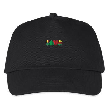 Farben vom Schafkopf Spiel Kartenspiel - Kinder Basecap - Schwarz - Vorne