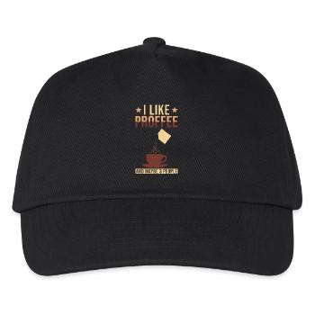 Proffee Disant Protein Coffee Funny Proffee - Casquette de baseball Enfant - noir - Devant