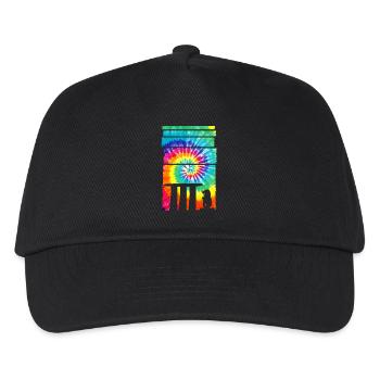 Singapur Souvenir - Kinder Basecap - Schwarz - Vorne