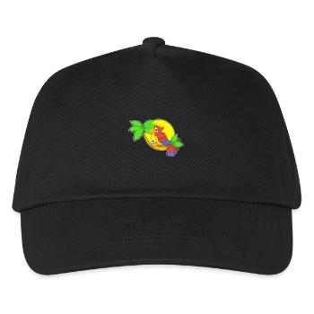 Parrot Coconut - Kids’ Baseball Cap - black - Front