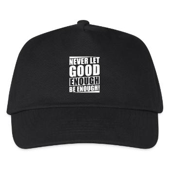 Motivation Objectifs de réussite Dire - Casquette de baseball Enfant - noir - Devant