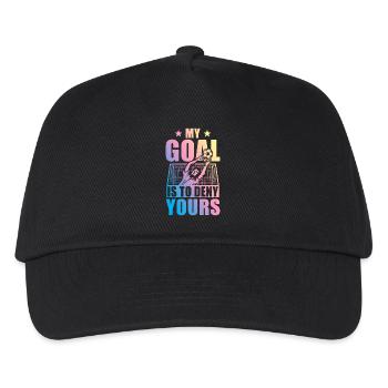 Goalkeeper Football Saying - Kids’ Baseball Cap - black - Front