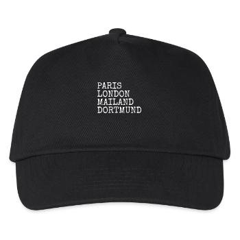 Dortmund Paris London Milan I love Dortmunders - Kids’ Baseball Cap - black - Front