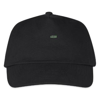 Wohnwagen Shirt - Kinder Basecap - Schwarz - Vorne