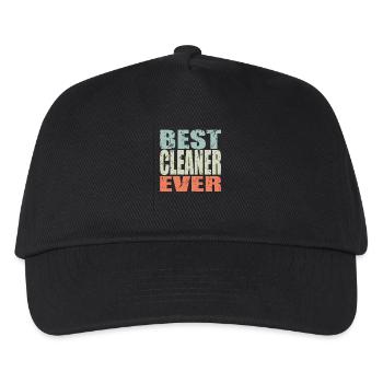 Best Cleaner ever Cleaner Gift - Kids’ Baseball Cap - black - Front