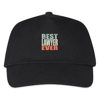 Best Lawyer ever Lawyer Gift - Kids’ Baseball Cap - black - Front