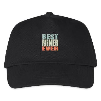 Best Miners ever Miners - Kids’ Baseball Cap - black - Front