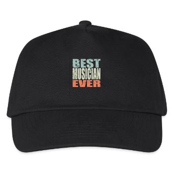 Best Musician ever Musician Gift - Kids’ Baseball Cap - black - Front