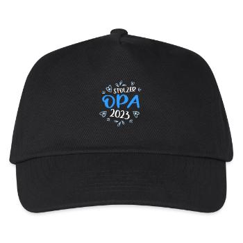 Stolzer frischgebackener Opa - Kinder Basecap - Schwarz - Vorne