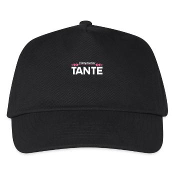 stolze frischgebackene Tante Nichte - Kinder Basecap - Schwarz - Vorne