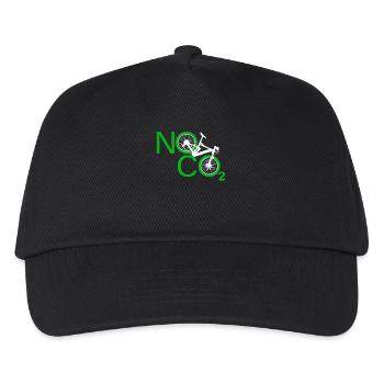 Pas de CO2 Vélo Changement climatique VTT VTT E-Bike - Casquette de baseball Enfant - noir - Devant