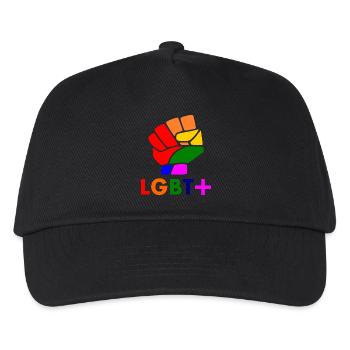 Lgbt - Kinder Basecap - Schwarz - Vorne