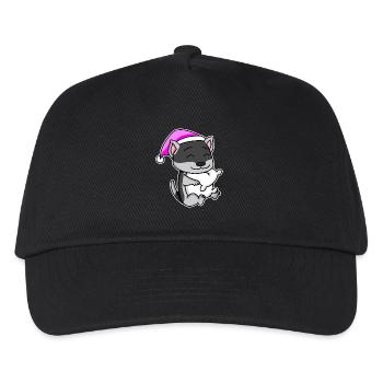 Dog dog breed Siberian Husky - Kids’ Baseball Cap - black - Front