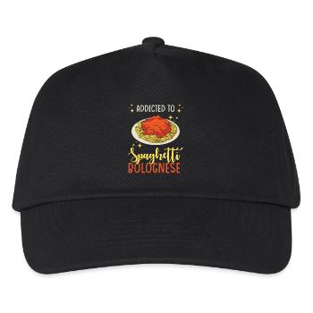 Spaghetti bolognaise - Casquette de baseball Enfant - noir - Devant