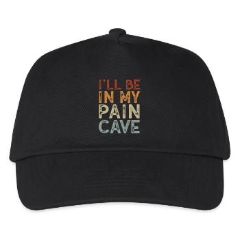 I'll Be In My Paincave Triathlon - Kids’ Baseball Cap - black - Front