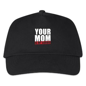 Ta mère est mon Cardio - Casquette de baseball Enfant - noir - Devant