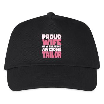 Fière épouse d’un sacré bon tailleur - Casquette de baseball Enfant - noir - Devant