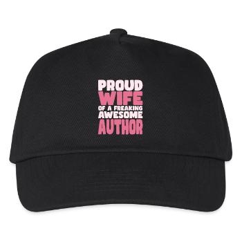 Proud Wife of A Damn Good Author - Kids’ Baseball Cap - black - Front