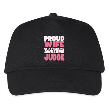 Proud Wife of A Damn Good Judge - Kids’ Baseball Cap - black - Front