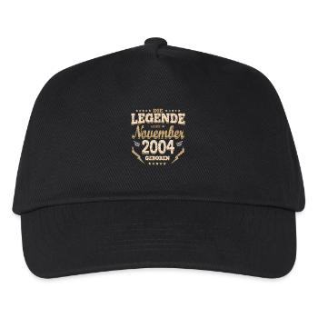 Geschenke zum Geburtstag Volljährig November - Kinder Basecap - Schwarz - Vorne
