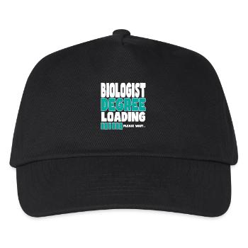 Biologist invites training - Kids’ Baseball Cap - black - Front