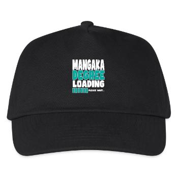 Mangaka invites training - Kids’ Baseball Cap - black - Front