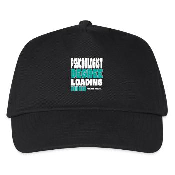 Psychologist invites training - Kids’ Baseball Cap - black - Front