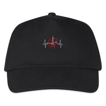 Dortmund Skyline Heartbeat Stadium Fan Dortmunder - Kids’ Baseball Cap - black - Front