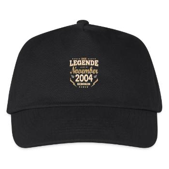 Geschenke zum Geburtstag Volljährig November - Kinder Basecap - Schwarz - Vorne