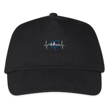 Bochum Heartbeat Bochum Skyline Accueil Ruhrpott - Casquette de baseball Enfant - noir - Devant