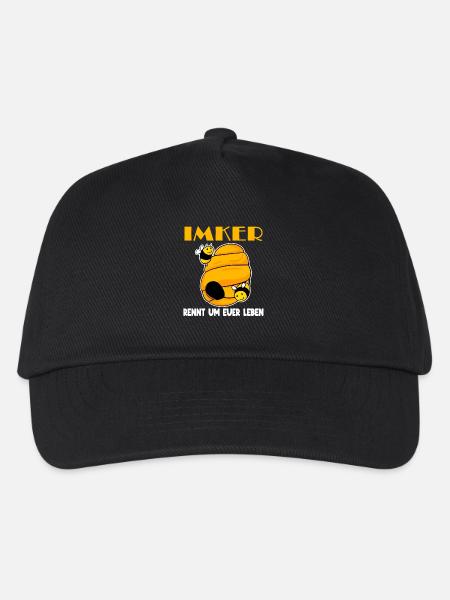 Imker Imkerei Honig Bienen - Kinder Basecap - Schwarz