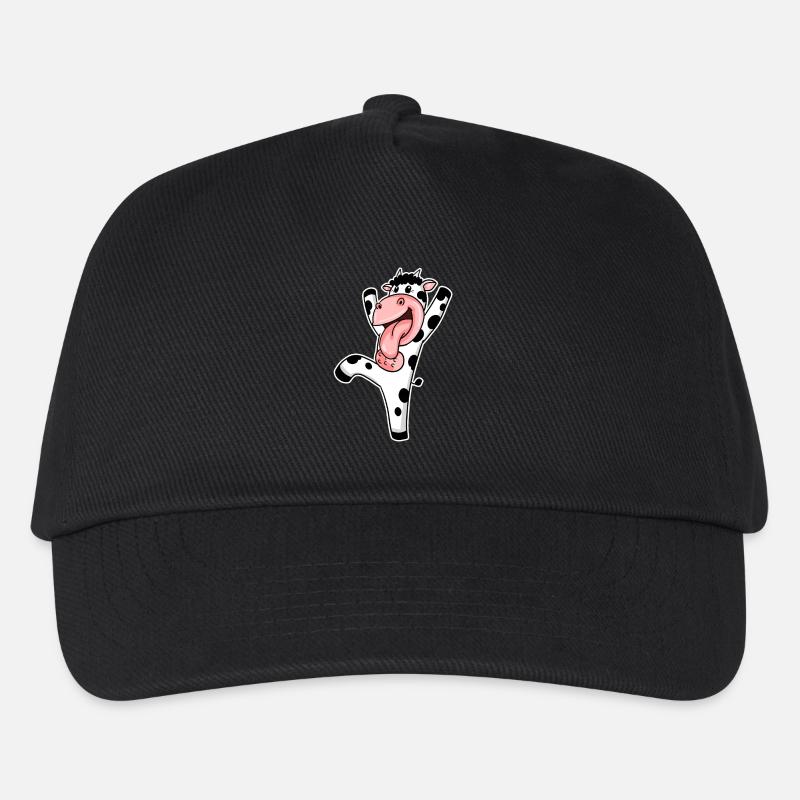 Kuh - Kinder Basecap - Schwarz