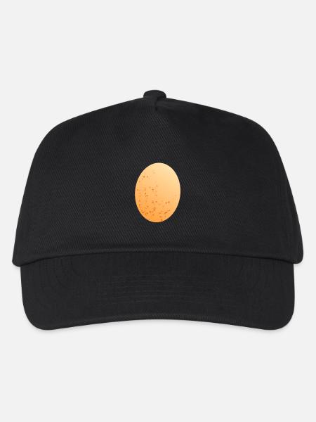 Ei Hühnerei - Kinder Basecap - Schwarz