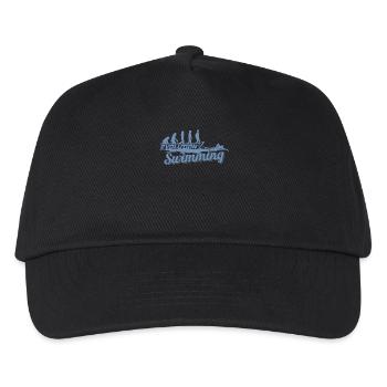 Evolution of the swimmer's swimmer - Kids’ Baseball Cap - black - Front