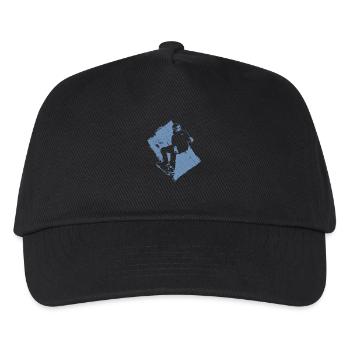 Snowboard Snowboarder Grunge Design - Kids’ Baseball Cap - black - Front
