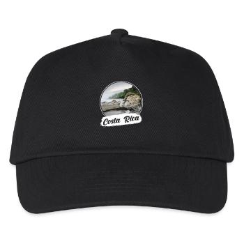 Costa Rica Souvenirs - Kinder Basecap - Schwarz - Vorne