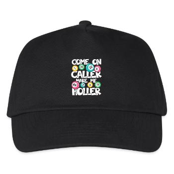 COME ON CALLER MAKE ME HOLLER - Kinder Basecap - Schwarz - Vorne