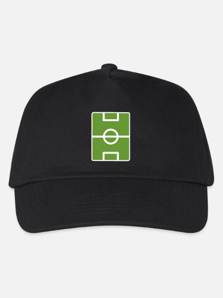Football Field - Kids’ Baseball Cap - black