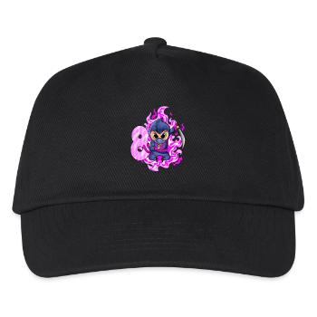 8. Geburtstag Mädchen 8 Jahre alt Ninja - Kinder Basecap - Schwarz - Vorne