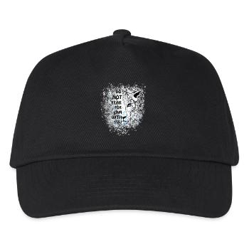 Religious quote Christian motive - Kids’ Baseball Cap - black - Front