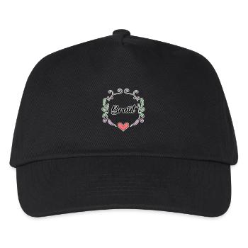 Braut Junggesellinnenabschied - Kinder Basecap - Schwarz - Vorne