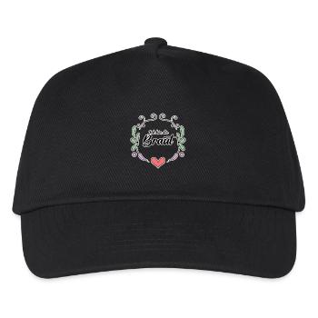 Die Braut Junggesellinnenabschied - Kinder Basecap - Schwarz - Vorne