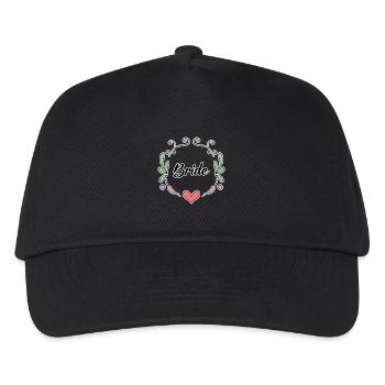 Braut Junggesellinnenabschied - Kinder Basecap - Schwarz - Vorne