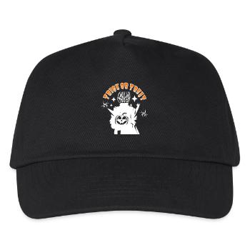 Halloween Pumpkin Monster TRICK OR TREAT - Casquette de baseball Enfant - noir - Devant