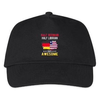 Moitié allemand moitié libyen - Casquette de baseball Enfant - noir - Devant
