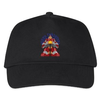 Merry Christmas Cool Robot Santa Claus Xmas Gift - Kids’ Baseball Cap - black - Front