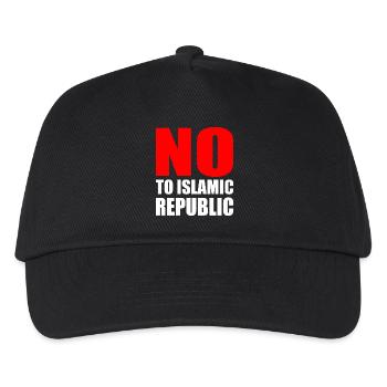 no to islamic republic - Kids’ Baseball Cap - black - Front