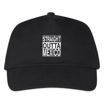 Mexico Straight outta Mexico - Kids’ Baseball Cap - black - Front