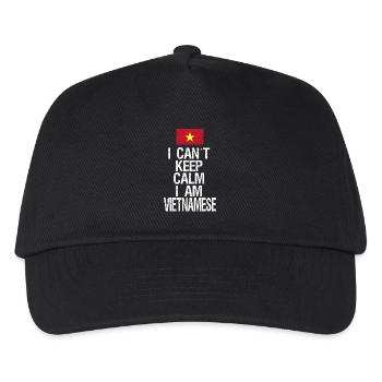 I can not Keep Calm I am Vietnamese - Kids’ Baseball Cap - black - Front